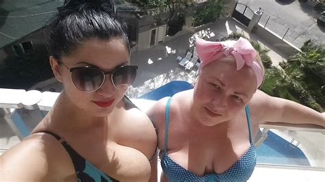 Huge Tits In Tight Tops Bras Big Boobs Chest Busty 28