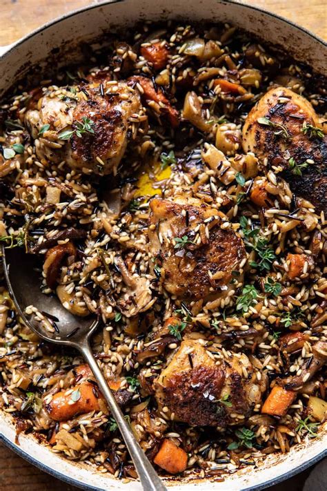 Her new cookbook, half baked harvest: One Pot Lemon Rosemary Dijon Chicken and Butter Toasted ...