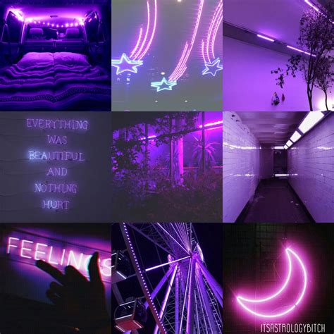 Taurus Neon Glow Aesthetic Purple Taurus Lay With Me And Just