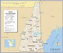 A Map Of New Hampshire State