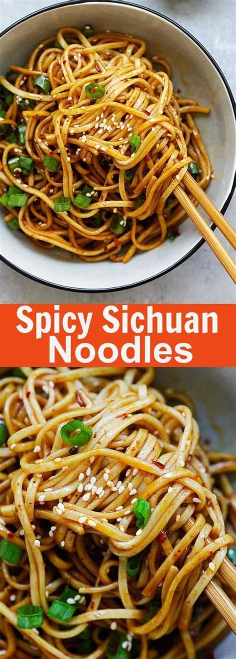 Spicy Sichuan Noodles Cold Noodles In A Spicy Savory And Numbing Sichuan Sauce This Sichuan