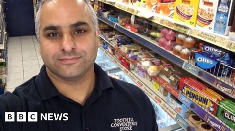 Coronavirus Shop Owner Choked Up By Thank You Book Bbc News