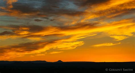 Cerro Pedernal Sunset Geraint Smith Photography
