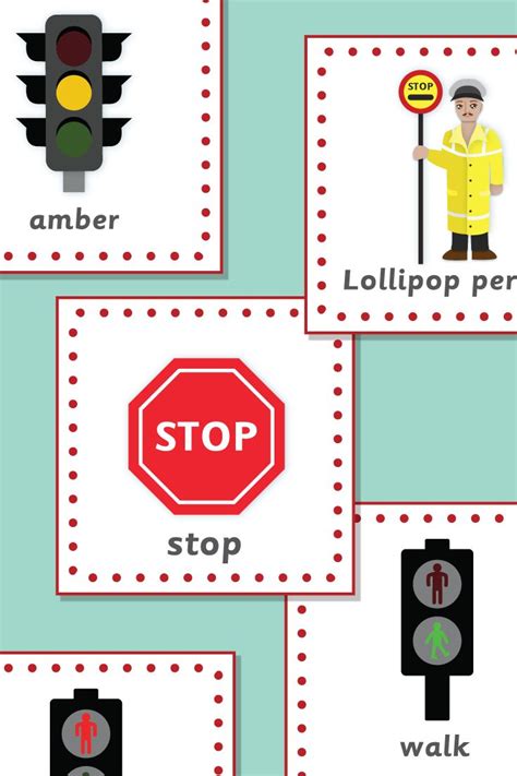 Road Safety 15cm Topic Cards Road Safety Safety Crafts Creative