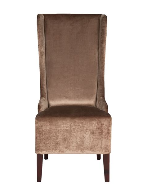 We've put together a superb the drawer can be placed on an ottoman with high legs, not requiring the bulky body of standard examples. Bacall High Back Dining Chair by Safavieh at Gilt | Upholstered dining side chair, High back ...
