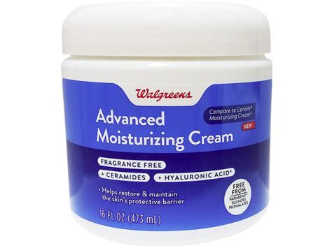 Walgreens Advanced Moisturizing Cream Fragrance Free 16 Fl Oz473 Ml