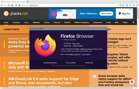 Here Is What Is New And Changed In Firefox Ghacks Tech News