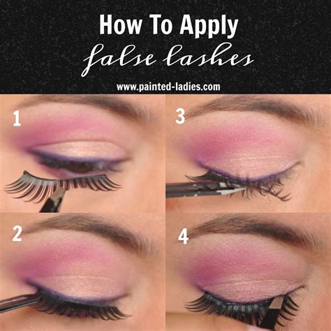 Hand drawn thin curly long eyelashes. How To Apply False Lashes | Best Makeup Tutorials | Pinterest | Applying false lashes, False ...