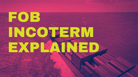 Incoterms Meaning History Benefits And More Efinancemanagement Porn