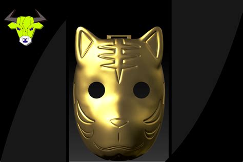 Archivo Stl Hinoe Anbu Mask Naruto・modelo De Impresora 3d Para