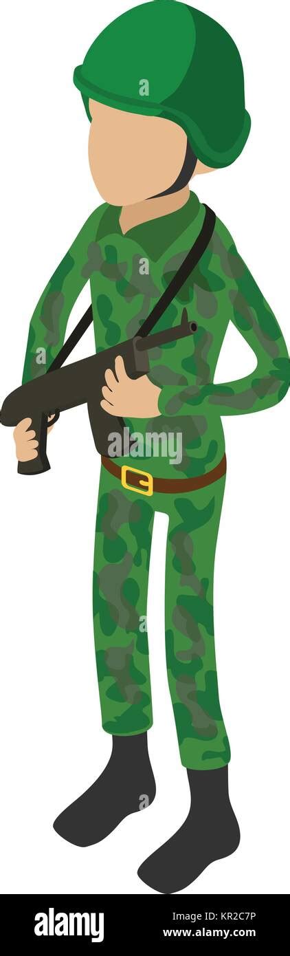 Army Gambar Kartun Askar Army Cartoon Images Free Vectors Stock