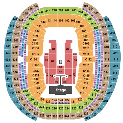 Allegiant Stadium Pink Seating Chart Cheapo Ticketing
