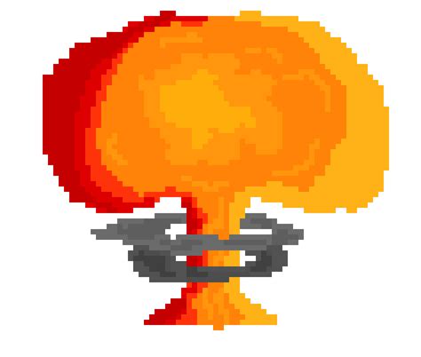 Nuclear Explosion Pixel Art Maker