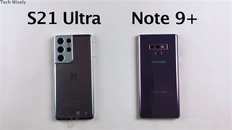 Samsung S21 Ultra Vs Note 9 Speed Test Youtube