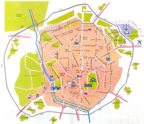 Mapa De Madrid Barrios De Madrid