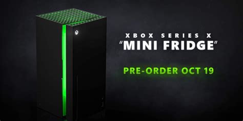 Xbox Series X Mini Fridge Pre Orders Open Next Week