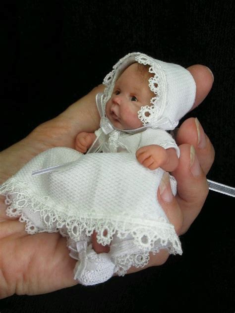 Ooak Polymer Clay Mini Baby Girl By Susana Langa Resell Reborn