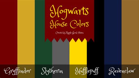 Hogwarts House Colors The Hidden Meaning And Symbolism In Harry Potter