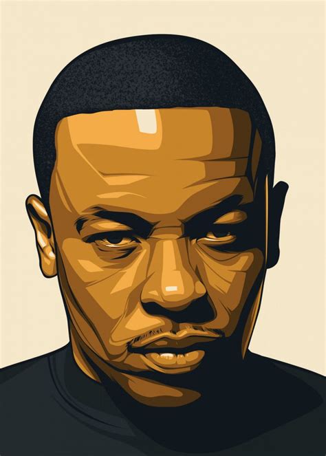 Dr Dre Poster Print By Art By Bikonatics Displate Hip Hop Artwork