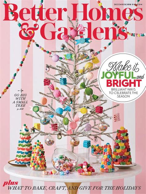 Better Homes And Gardens December 2018 In 2022 Holiday Christmas Tree
