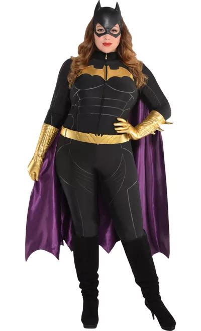 Adult Batgirl Jumpsuit Costume Plus Size Batman Party City