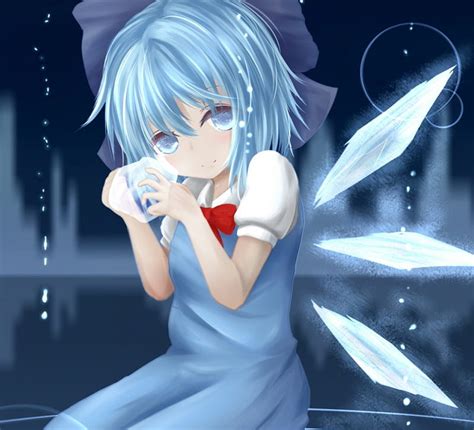 Descarga Gratis Hielo Bonita Cirno Mojado Adorable Ala Dulce