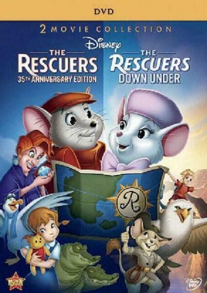 The Rescuers 2 Movie Collection Dvd 35th Anniversary Ed Disney Down