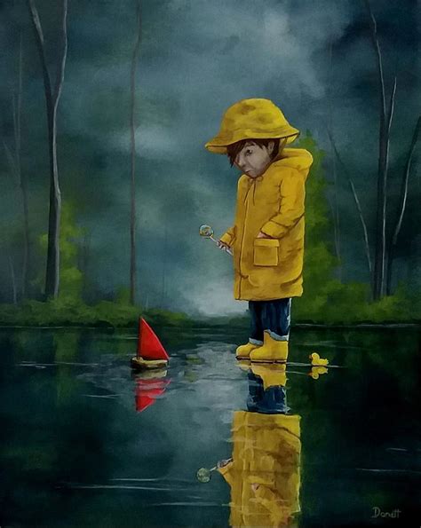 Rainy Day Fun Painting By Danett Britt