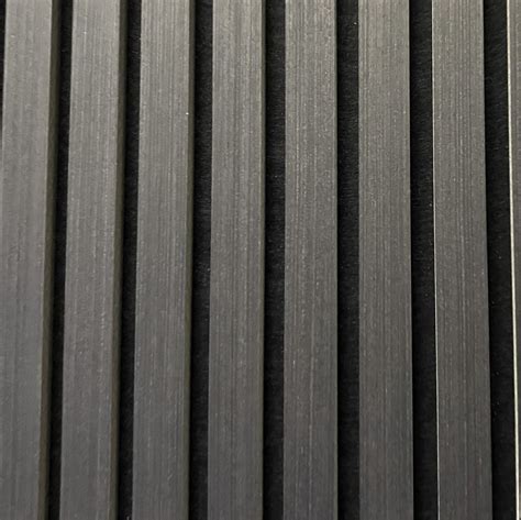 Slat Wall Panel Acoustic Black Floors To Walls