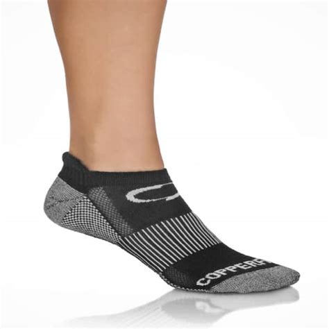 Copper Fit Smallmedium Black Copper Infused Sport Socks 3 Pack