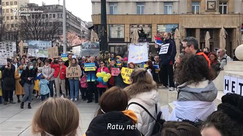 Novi Protest Protiv Rata U Ukrajini U Beogradu Rusi Ukrajinci