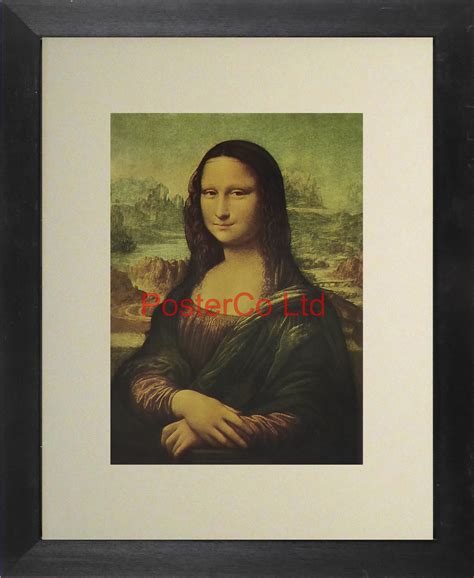 Mona Lisa Leonardo Da Vinci Framed Print 14h X 11w Art Prints