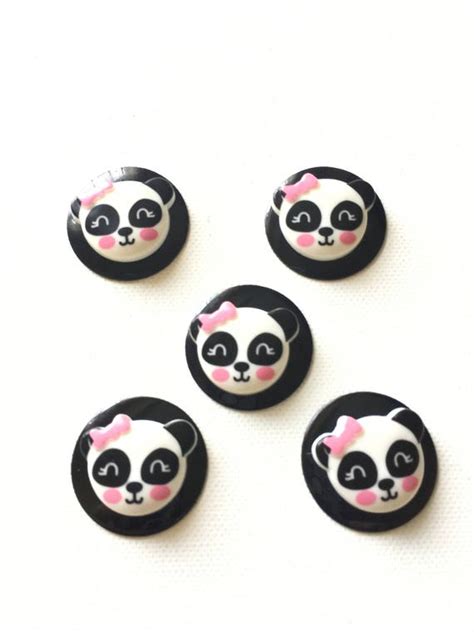 Panda Magnets Cute Black And White Panda Magnets Girl Panda Etsy