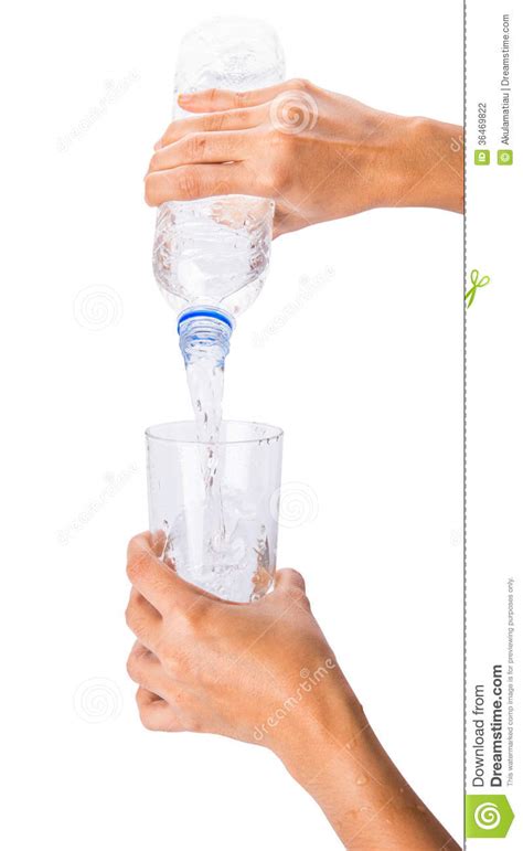 Female Hands Pouring Water Ii Stock Photo Image Of Diet Hydrated