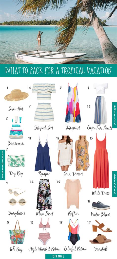 What To Pack For A Tropical Vacation The Blonde Abroad