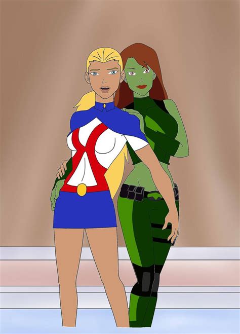 Miss Martian And Artemis By Chupipupi On Deviantart Miss Martian The