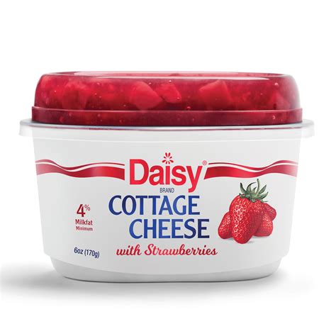Daisy Cottage Cheese With Strawberry Single Serve Oz Walmart Com