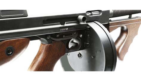 King Arms M1928 Chicago Echtholz Vollmetall S Aeg 6mm Bb Schwarz