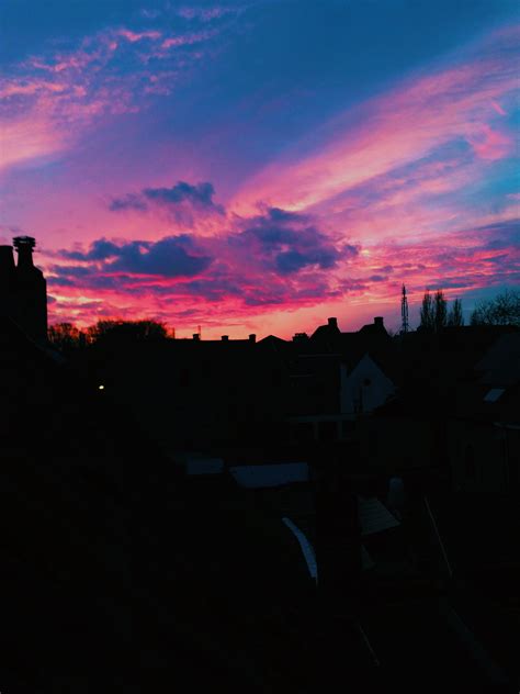 Sunset Aesthetic Sky ° ც Հ ղ ु° Pretty Sky Sky Aesthetic Sunset