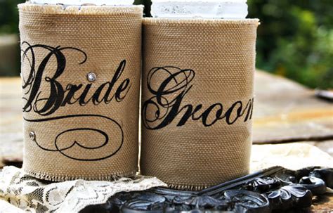 The monogram express web site includes a variety of wedding items including koozies. How to: Western Themed Wedding | Emmaline Bride