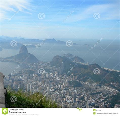 Aerial View Of Rio De Janeiro Brazil Stock Image Image