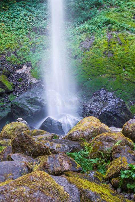 Elowah Falls Stock Image Image Of Oregon Northwest 75772583