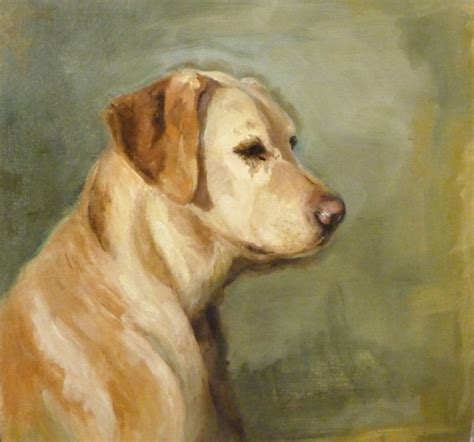 Original Oil Painting Yellow Lab Dog Painting One Of A Kind Etsy