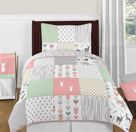 Kmart has baby bedding sets to complement any nursery decor. Woodsy Deer Girls 4 Piece Kids Twin Bedding Set Kids Arrow ...