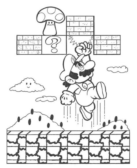 Free And Easy To Print Mario Coloring Page Super Mario Coloring Pages