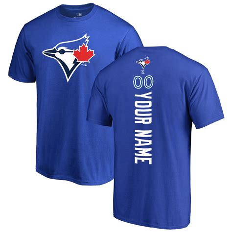 Toronto Blue Jays Royal Personalized Backer T Shirt
