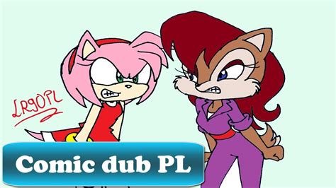 Sonic Amy Vs Sally Comic Dub Pl Youtube