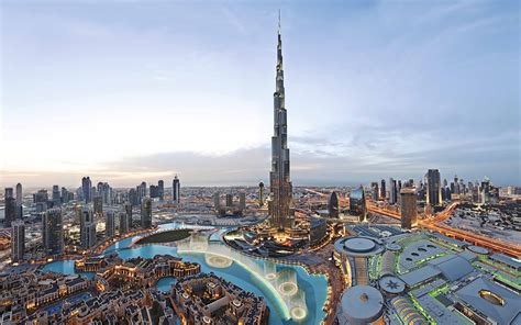 Burj Khalifa Dusk Panorama