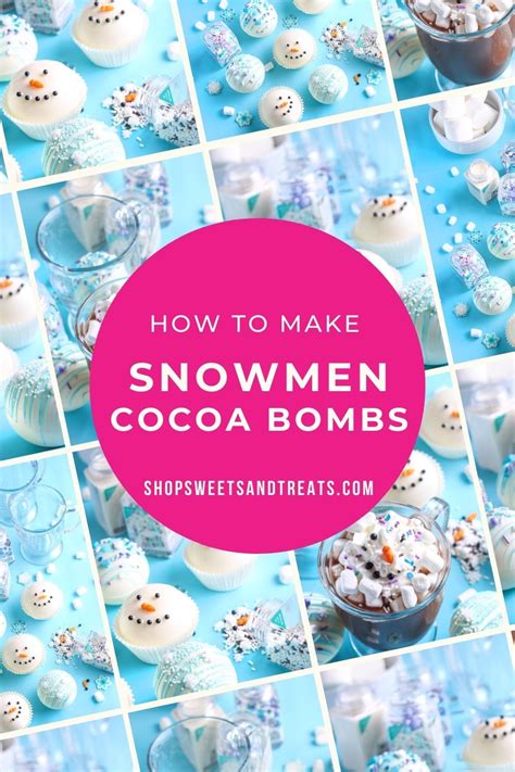 Snowman Hot Chocolate Bombs Sweets And Treats Blog