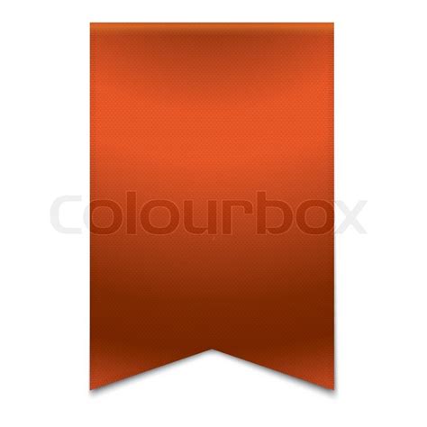 Orange Ribbon Banner Stock Vector Colourbox